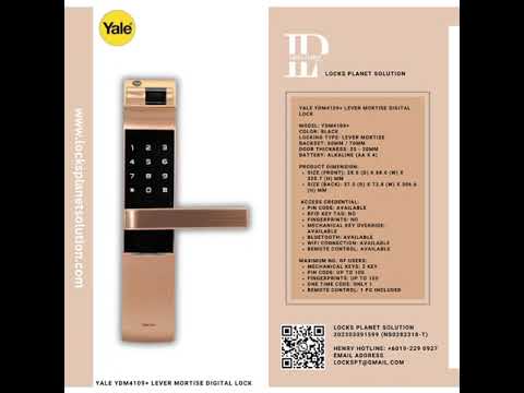 Yale Digital Lock - Malaysia Seller