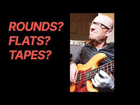 Rounds Vs Flats Vs Tapes (same bass, same riff)