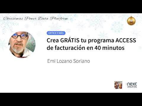 Emi Lozano Soriano - Crea GRÁTIS tu programa ACCESS de facturación en 40 minutos