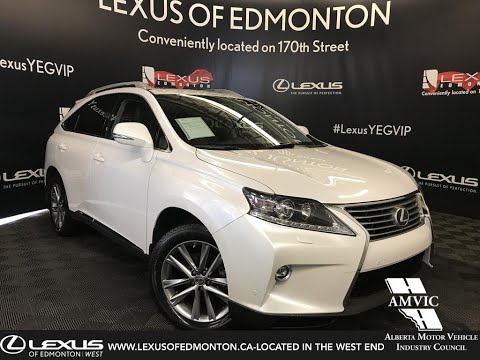 Used White 2015 Lexus RX 350 Touring Package Review - Evansburg, Alberta