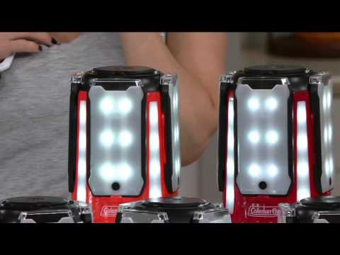 Coleman LED Quad Pro Hi/Med/Low Lantern w/ Magnetic Panels on QVC