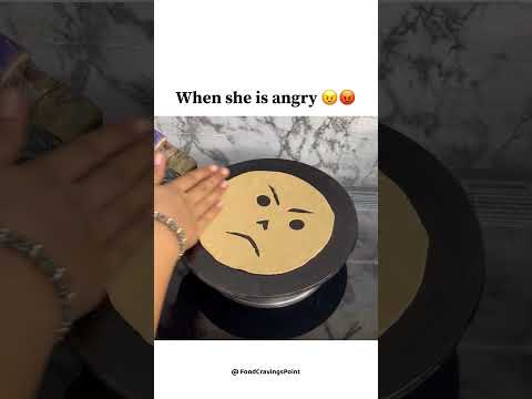 When she is happy vs angry 😂😁