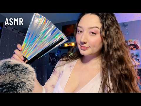 ASMR Fast Aggressive Fanning & Personal Attention *Visuals, Plucking & Stapling*