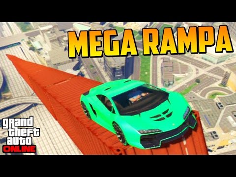 SÚPER MEGA RAMPA ULTRA LARGA!! - Gameplay GTA 5 Online Funny Moments