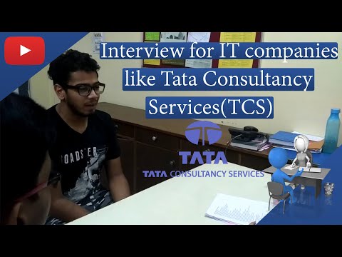 Interview for IT company like Tata Consultancy Services(TCS)||(With Eng Subtitles) Video