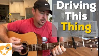 Driving This Thing | Luke Bryan | Beginner Guitar Lesson