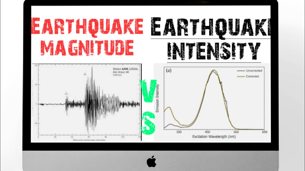 Difference between magnitude and intensity of earthquake (हिन्दी में)