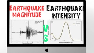 Difference between magnitude and intensity of earthquake (हिन्दी में)