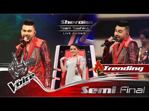 Sheron Silva | Panjab MC + Nelum Wilen Pana (නෙලුම් විලෙන් පැන ) | Semi Final | The Voice Sri Lanka