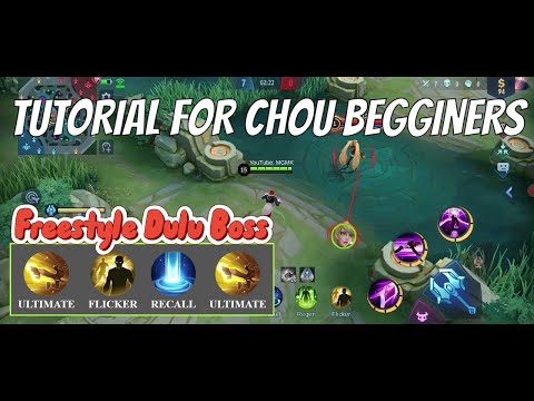 HOW TO USE CHOU FOR BEGINNERS | FREESTYLE, COMBO, SKILLS 2022 (MLBB)