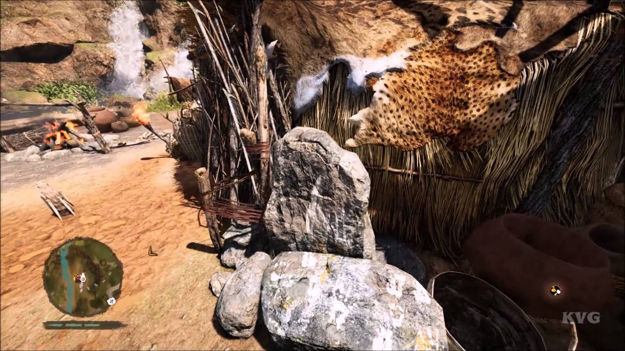 Far Cry Primal - All Upgrades Caves & Huts Animations (PC HD) [1080p60FPS]