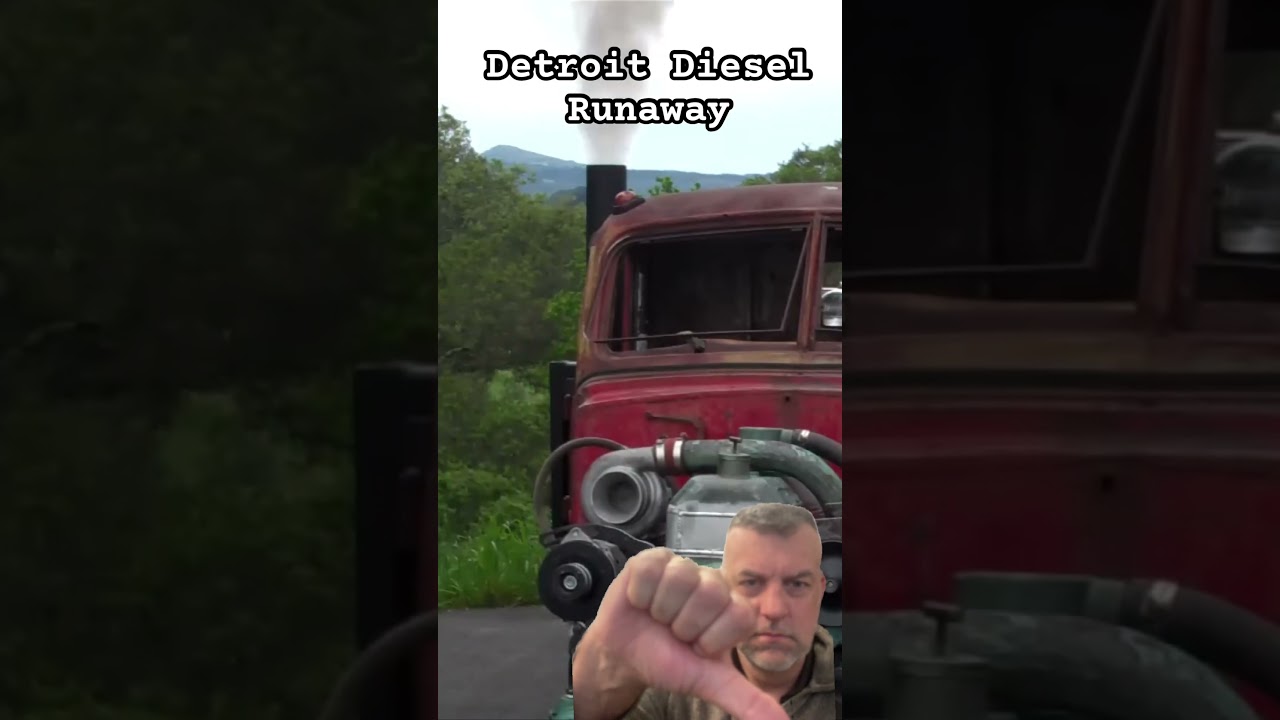 Detroit #Diesel 453-T runaway #truck