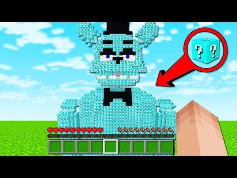 NOOB vs DIAMOND LUCKY BLOCK FREDDY MUTANT in MINECRAFT!