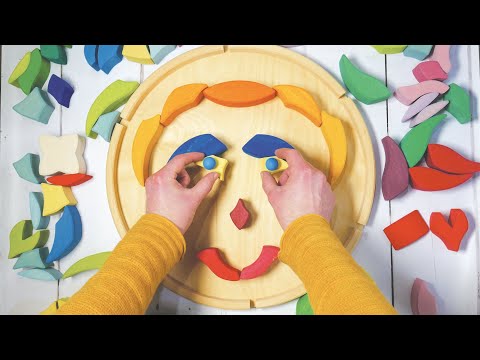 Play&Learn with Grimm’s Wooden Building Set Lara | Toy Review