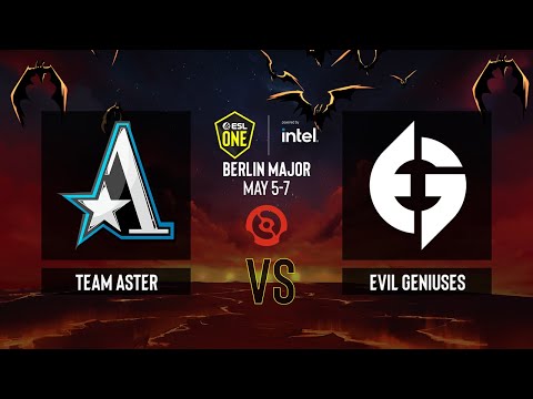Dota2 - Team Aster vs Evil Geniuses - Game 1 - ESL One Berlin 2023 - Group A