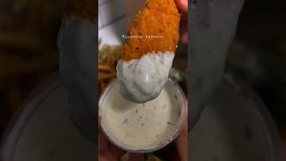 Wingstop takeout | Garlic Parmesan &amp; Hot Honey Rub Tenders with Ranch #asmr #shorts #wingstop