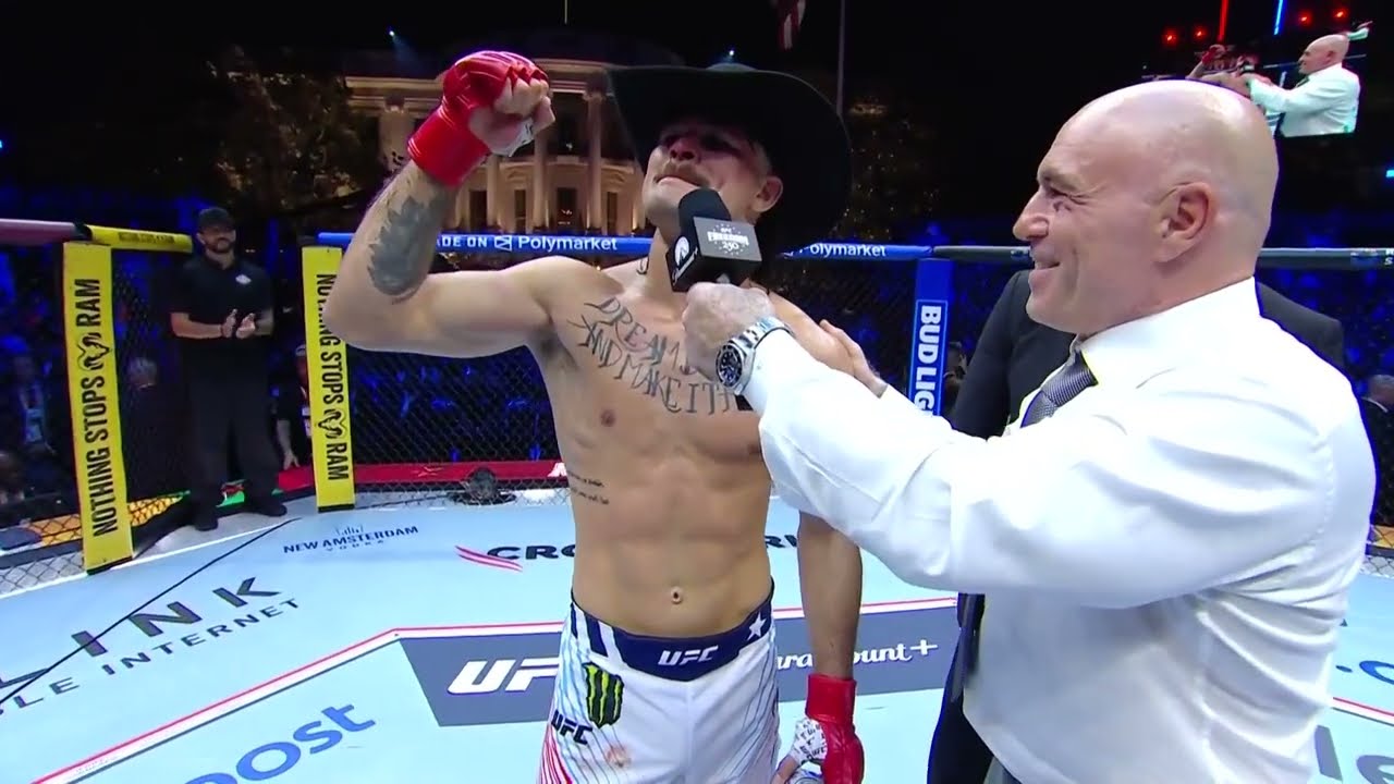 #UFCWhiteHouse Diego Lopes: Entrevista en el Octágono