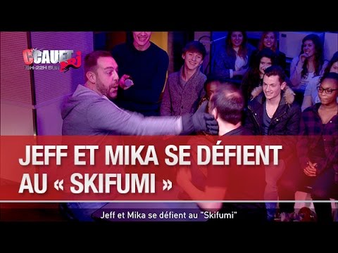 Jeff and Mika challenge each other to "Skifumi" - C’Cauet on NRJ