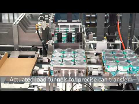 Nigrelli TP 40 Tray Packer and FlexWrap CM Shrink Bundler - Food Cans - BW Integrated Systems