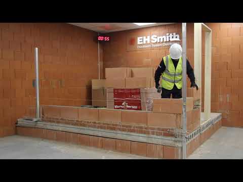 Porotherm 500mm Long Block Laying