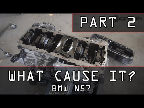 Engine Failure Seized by Spun Bearings BMW N57 F10