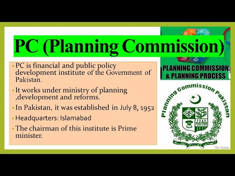 Planning Commission, PC1, PC2, PC3, PC4, PC5, PPPRA, SPPPRA (Introductory Lecture)