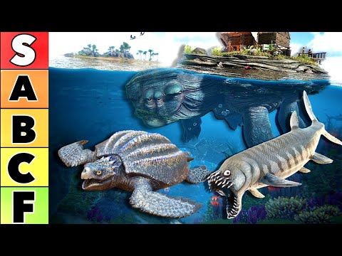 Ranking Every Underwater Creature In Ark On A Tier List!