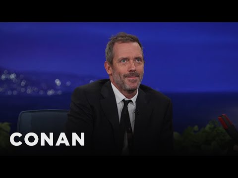 Hugh Laurie Boxes To Relax | CONAN on TBS