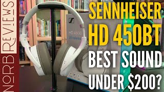 Video thumbnail for Sennheiser HD 450BT Headphones Full Review: Best Sound for Under $200? by NorbReviews