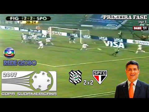 Sul Americana 2007 - Figueirense 2x2 São Paulo