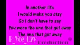 Katy Perry - The One That Got Away (Boyce Avenue acoustic cover) (lyric)