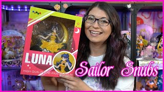 E2046 Human Luna PrePainted Figure Review - SHE HUGE - Sailor Moon Reviews by Sailor Snubs