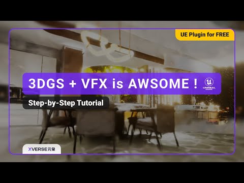 3D Gaussian Splatting + VFX is AWESOME！ [Free 3DGS Plugin Tutorial]