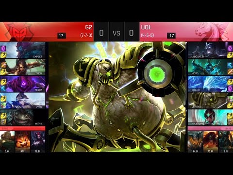 First Urgot pick | Veritas ADC | EU LCS 2016 Summer G2 vs UOL
