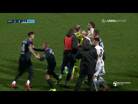 HT PRVA LIGA: ZAMALO TUČNJAVA u Kranjčevićevoj, Hrvatski Dragovoljac - Slaven Belupo / 19.11.2021.