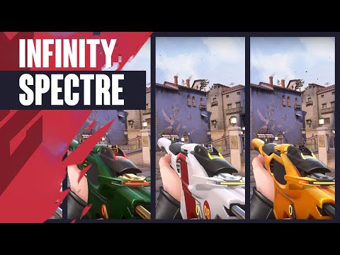 Infinity Spectre Skin Showcase [4K] - Valorant Battlepass Skins
