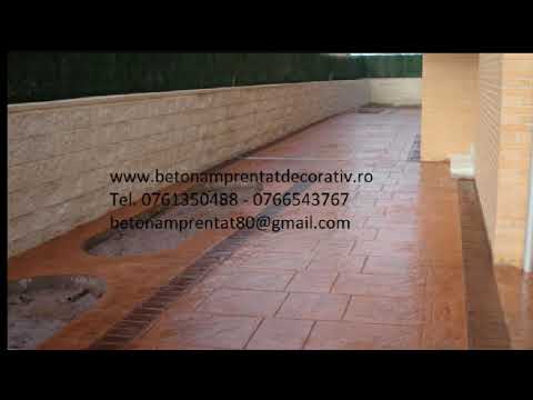 Beton Amprentat Salcia Tudor - Brăila  Tel.0761350488 -0766543767