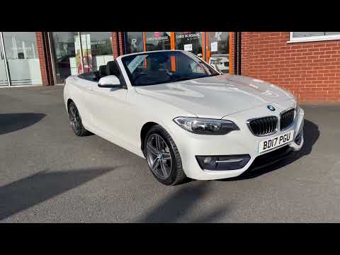 BMW 2 Series 2.0 218D Sport Convertible 2dr 148 BHP