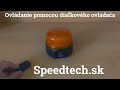 AKU LED maják - 36x LED oranžový / diaľkové ovládanie / ECE R65/R10 / magnet (114x104mm) - Video Youtube