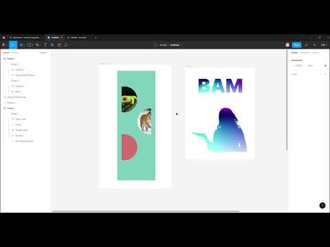 1 minute Figma Tutorial - (Beginner) Masks