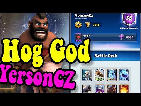YersonCz Fullskill & insane matchup  👈2.6 Hog cycle 7500 clash royale