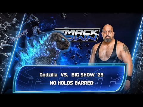 Big Show Vs Godzilla - No Holds Barred Match At WWE Smackdown
