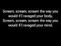 Avenged Sevenfold - Scream [Lyrics]