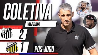 SANTOS 2x1 NOVORIZONTINO: JUAN PABLO VOJVODA FALA SOBRE GABIGOL E NEYMAR EM COLETIVA | ESPN