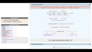 Emory 25Live Request