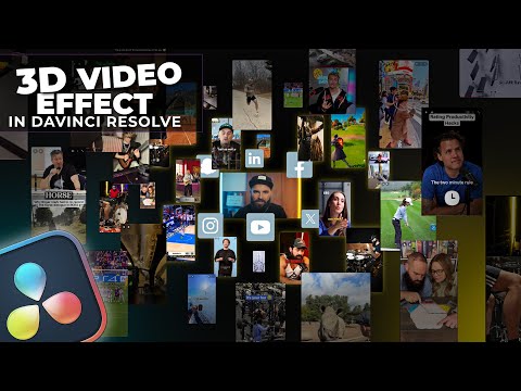 Make a 3D Floating Video Effect in DaVinci Resolve!