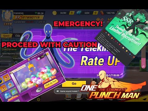 Proceed w/Caution Save Resources One Punch Man The Strongest