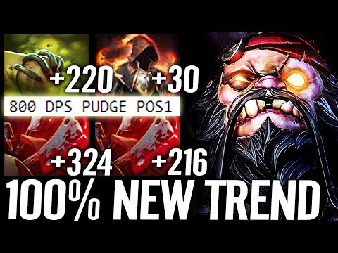 🔥 100% NEW TREND - Pudge POS1 Carry 800 DPS by iLTW WTF Imba Raid Boss Dota 2 Pro