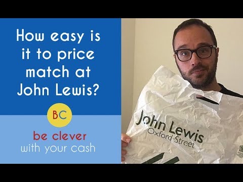 How easy is it to price match at John Lewis?