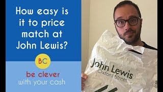 How easy is it to price match at John Lewis?